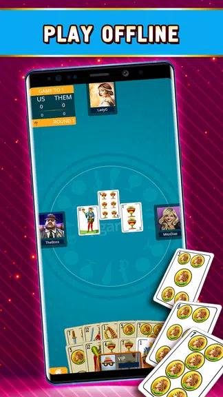 Tute Offline - Card Game 스크린샷 4