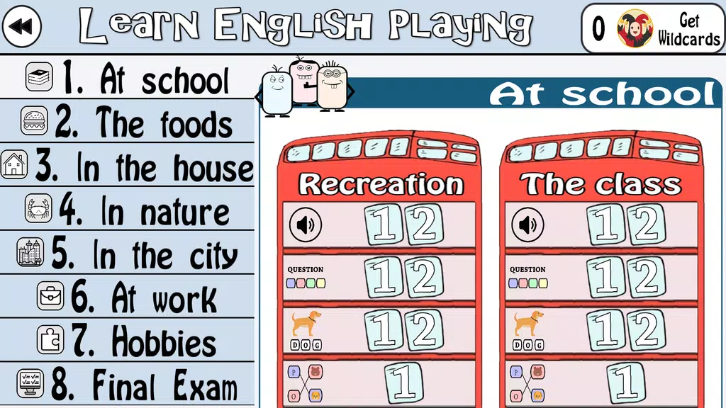 Learn English by Playing Ảnh chụp màn hình 2