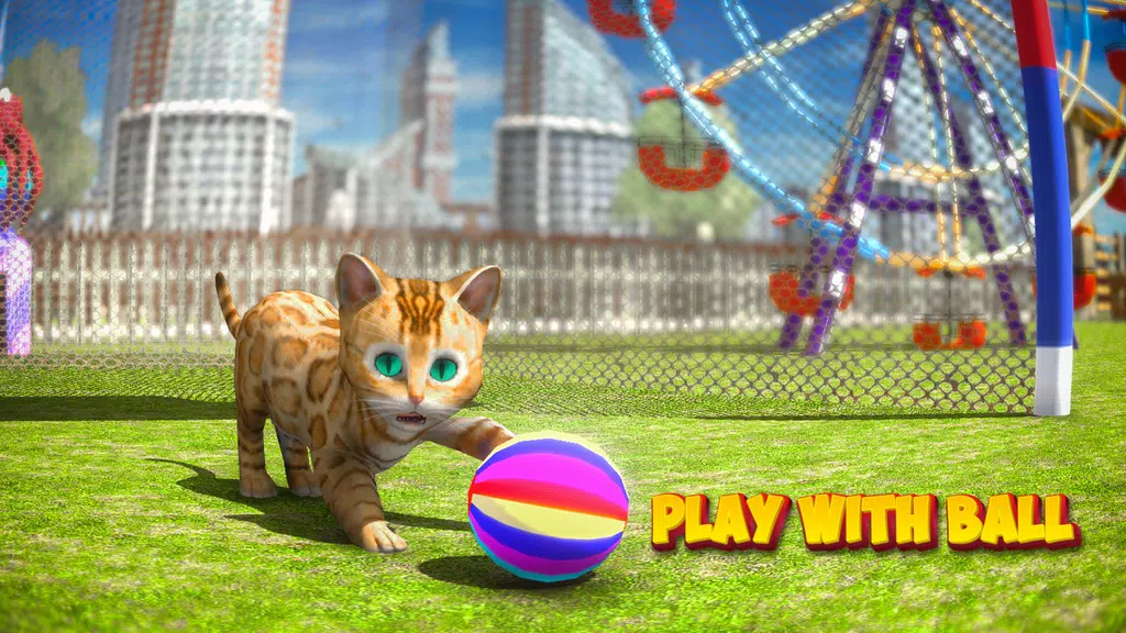 Kitten Game Pet Cat Simulator Captura de pantalla 4