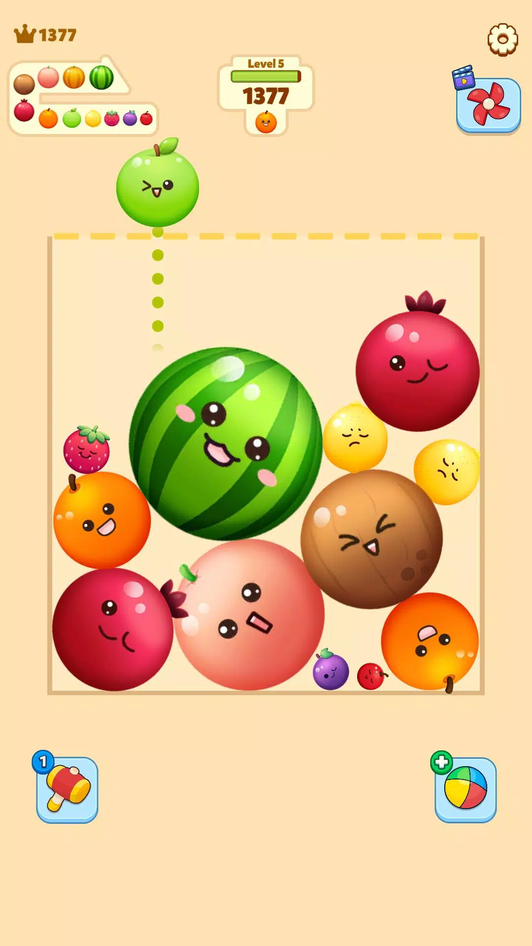 Fruit Merge Ảnh chụp màn hình 1