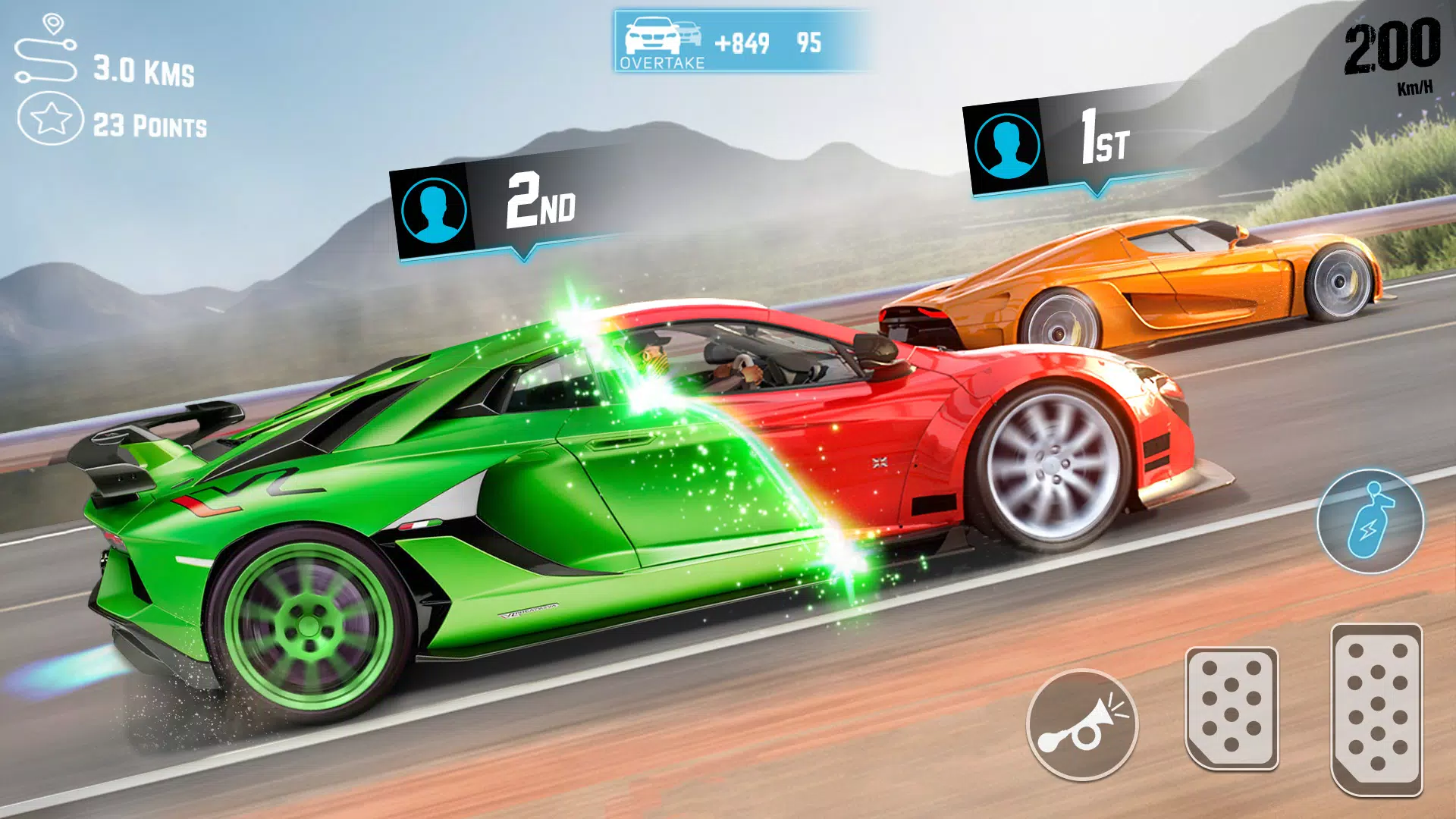 Real Highway Car Racing Game Ảnh chụp màn hình 2