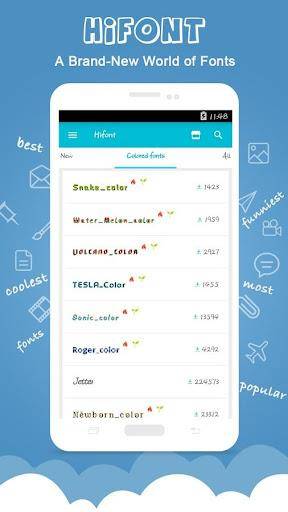 HiFont - Fonts&Wallpapers Ảnh chụp màn hình 3