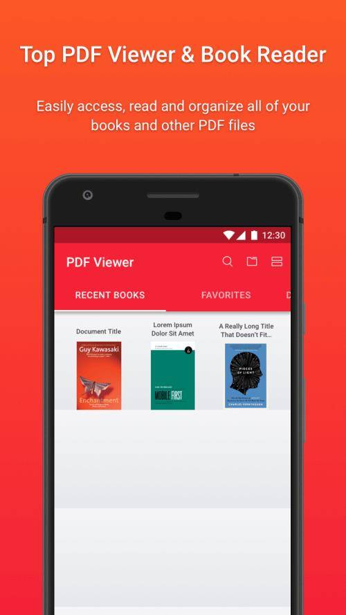 PDF Viewer & Book Reader ภาพหน้าจอ 1