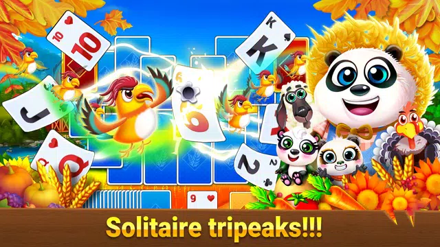 TriPeaks Solitaire:Fairy Screenshot 1