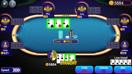 Omaha Poker Offline应用截图第3张