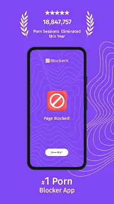 BlockerX: Porn Blocker/ NotFap Screenshot 1