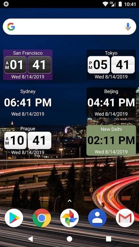 World Clock Widget 2023 Pro স্ক্রিনশট 2