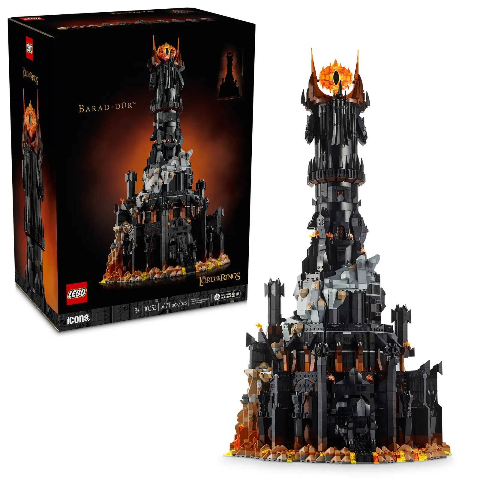 LEGO icona el señor de los anillos: Barad-dûr