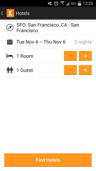 KAYAK: Flights, Hotels & Cars Screenshot 4