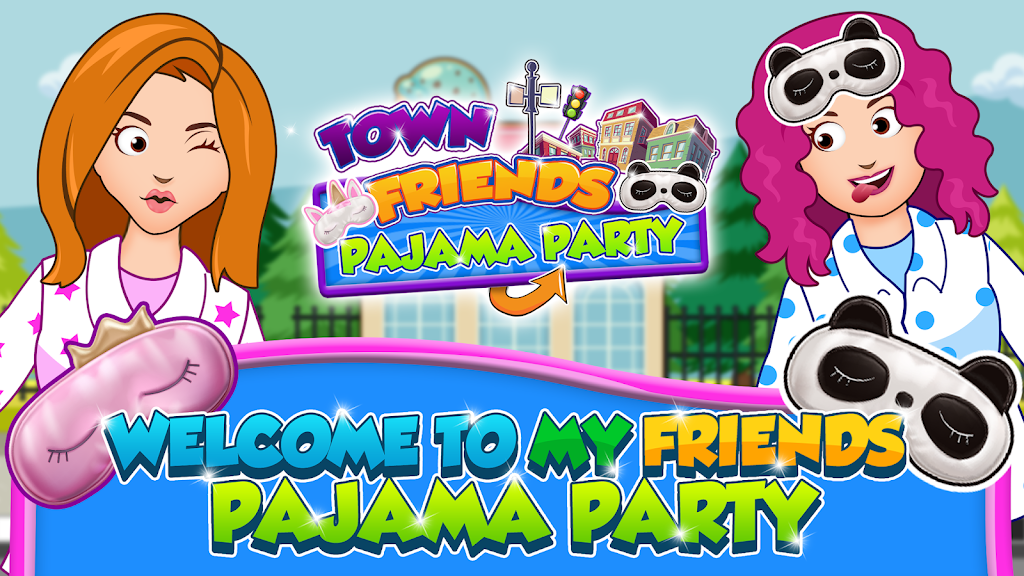 My Home City Pajama Party 스크린샷 1