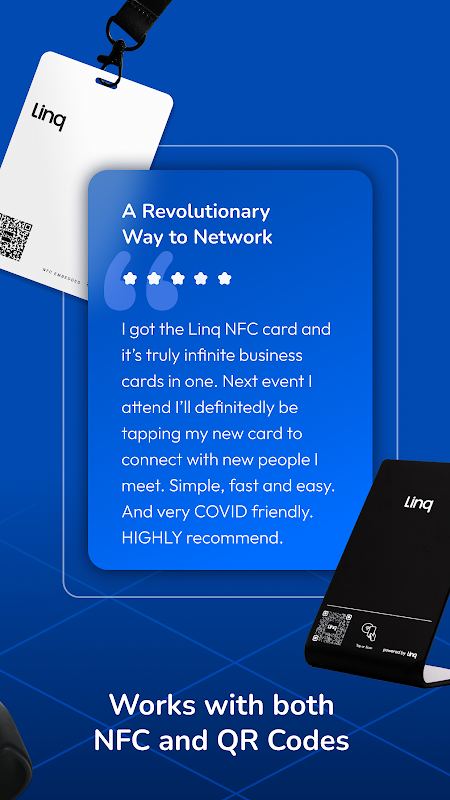 Linq - Digital Business Card Скриншот 1