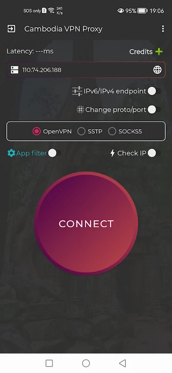 Cambodia VPN -  Cambodian IP Screenshot 1