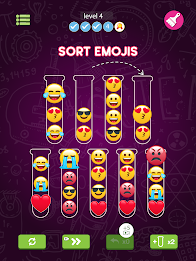 Emoji Sort: Sorting Games スクリーンショット 1