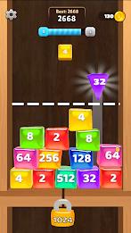 Jelly Cubes 2048: Puzzle Game ဖန်သားပြင်ဓာတ်ပုံ 4