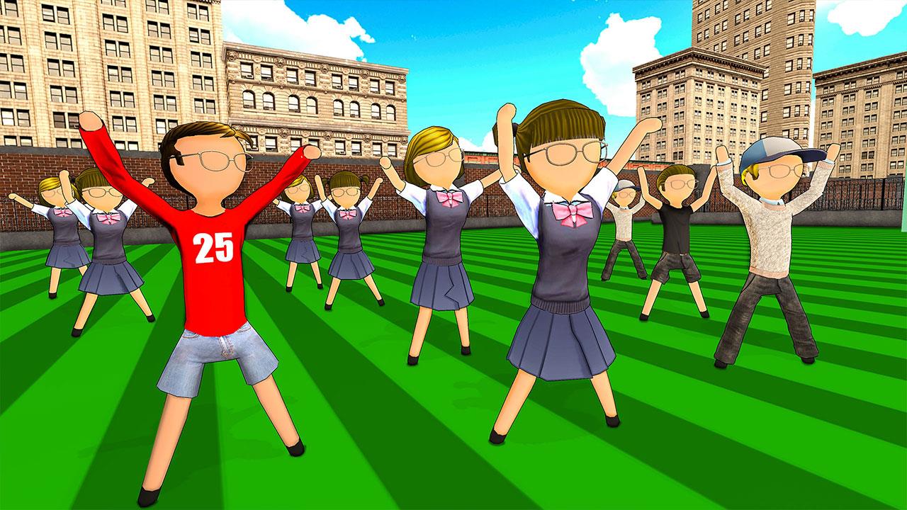 Stickman High School Girl Game 스크린샷 3