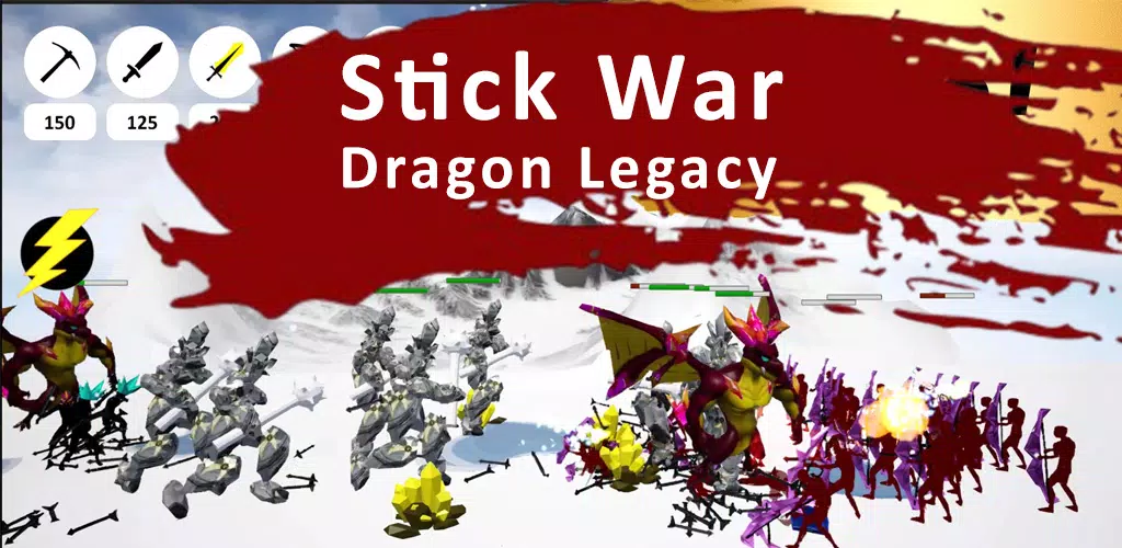 Stick War: Dragon Legacy 3D Captura de tela 1