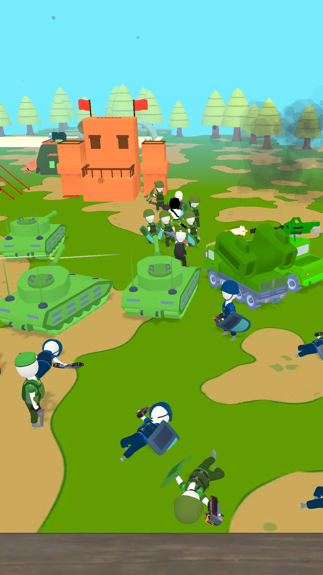 Island Warfare 3D: Guns' Land Captura de tela 3