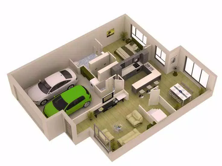 3D small house design Screenshot 4