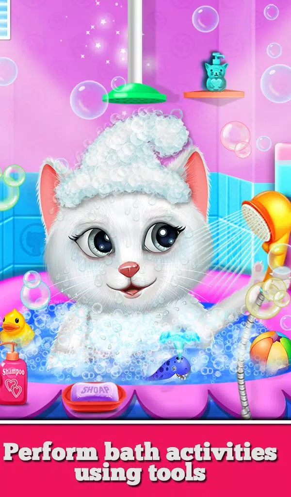 Kitty Nail Salon Daycare Cute Capture d'écran 2