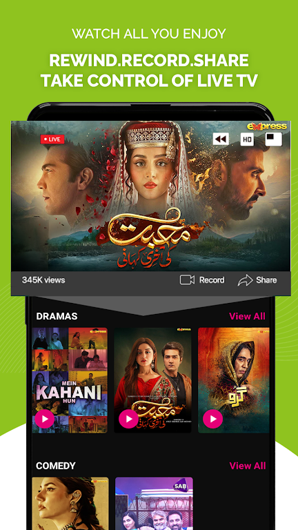 Zong TV: News, Shows, Dramas Скриншот 1