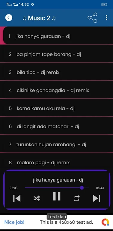 Lagu DJ Lengkap Offline 2024 Capture d'écran 3