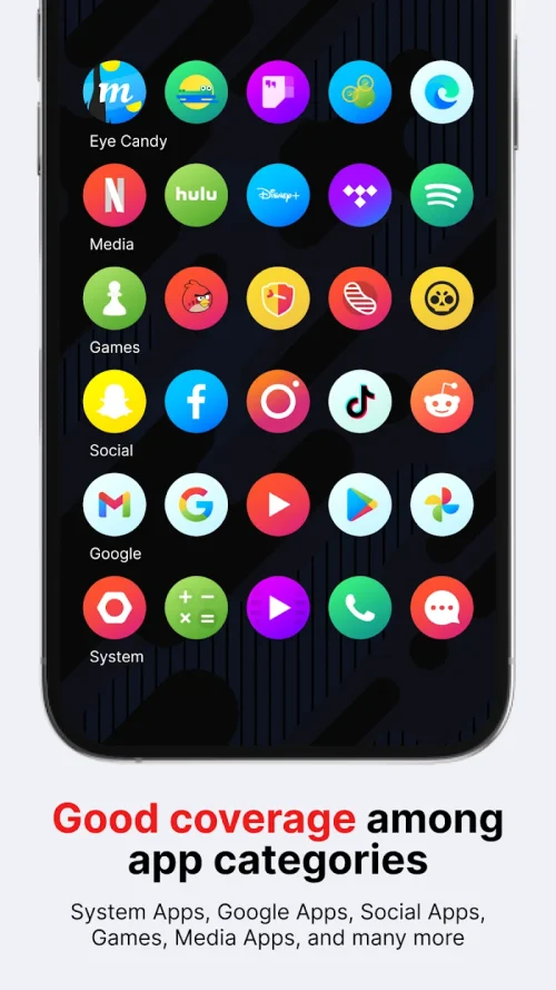 Hera Icon Pack: Circle Icons Screenshot 4