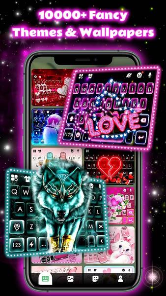 Neon Love Theme Screenshot 3