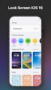 ios 16 lock screen 2023 Captura de pantalla 1