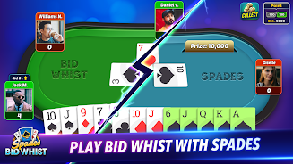 Spades: Bid Whist Classic Game Captura de pantalla 2