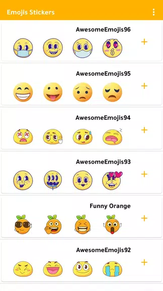 Emoji Stickers WASticker ဖန်သားပြင်ဓာတ်ပုံ 1