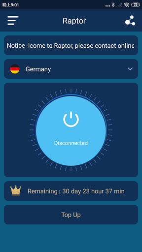 RaptorVPN應用截圖第1張