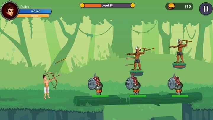 Little Archer - Indian War Gam Screenshot 2