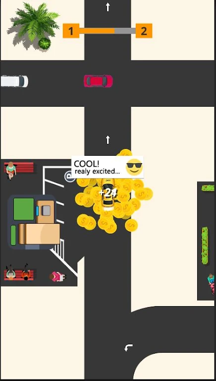 Idle Taxi: Driving Simulator 스크린샷 2