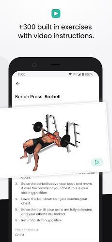 FitHero - Gym Workout Tracker Ảnh chụp màn hình 4