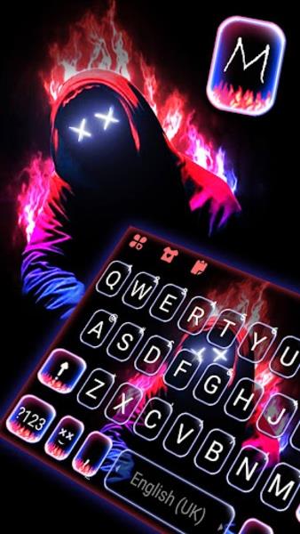 Neon Fire Maskman Themes স্ক্রিনশট 4