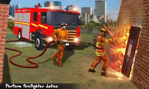 Fire Truck: Firefighter Game應用截圖第1張