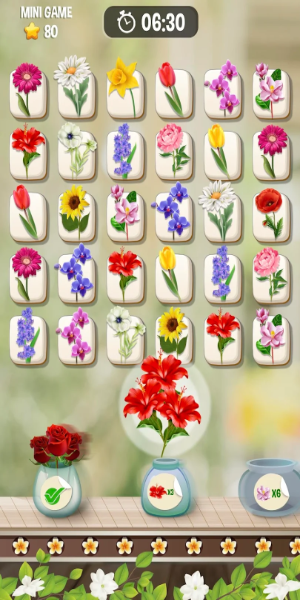 Zen Blossom: Flower Tile Match