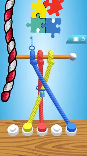 Twisted Tangle Knot 3D Game Ảnh chụp màn hình 2