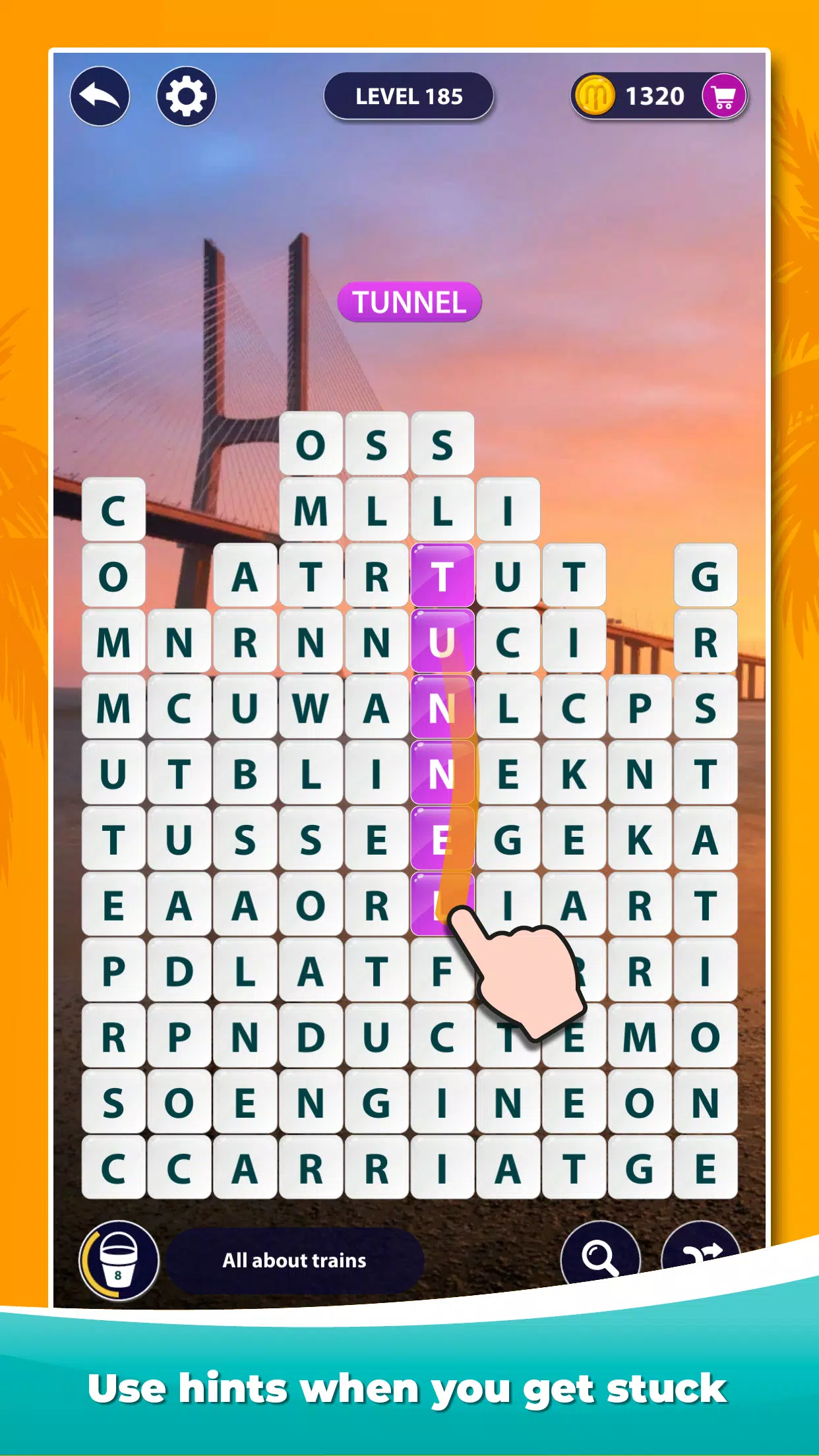 Word Surf: Caça-Palavras Captura de tela 3