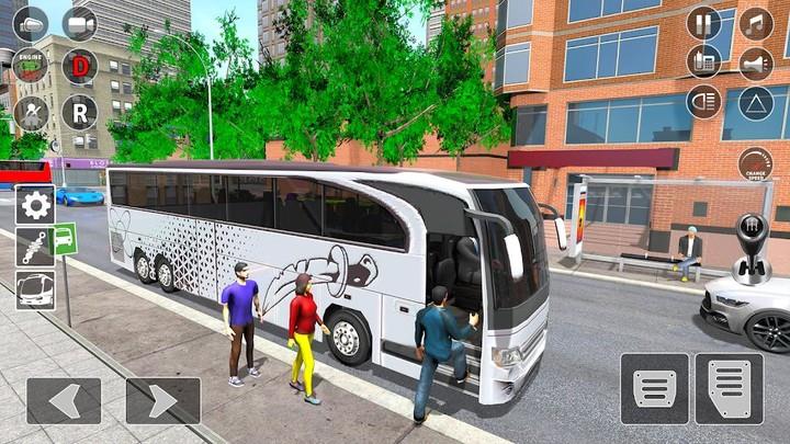 Bus Simulator Bus Driving Game Tangkapan skrin 2