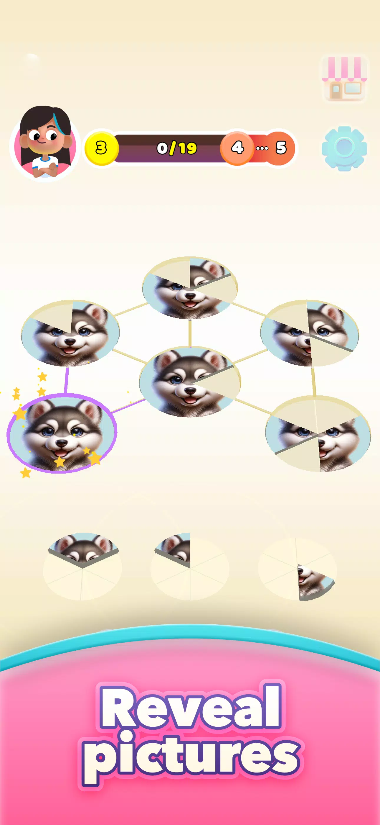 Mia's Slices: Art Puzzle Game Capture d'écran 2