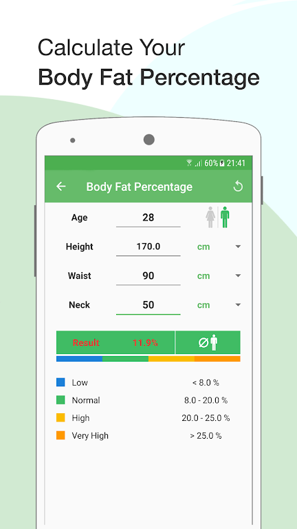 BMI Calculator: Weight Tracker স্ক্রিনশট 2