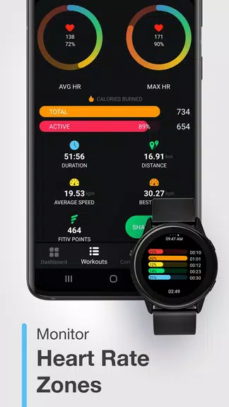 FITIV Pulse Heart Rate Monitor Schermafbeelding 4