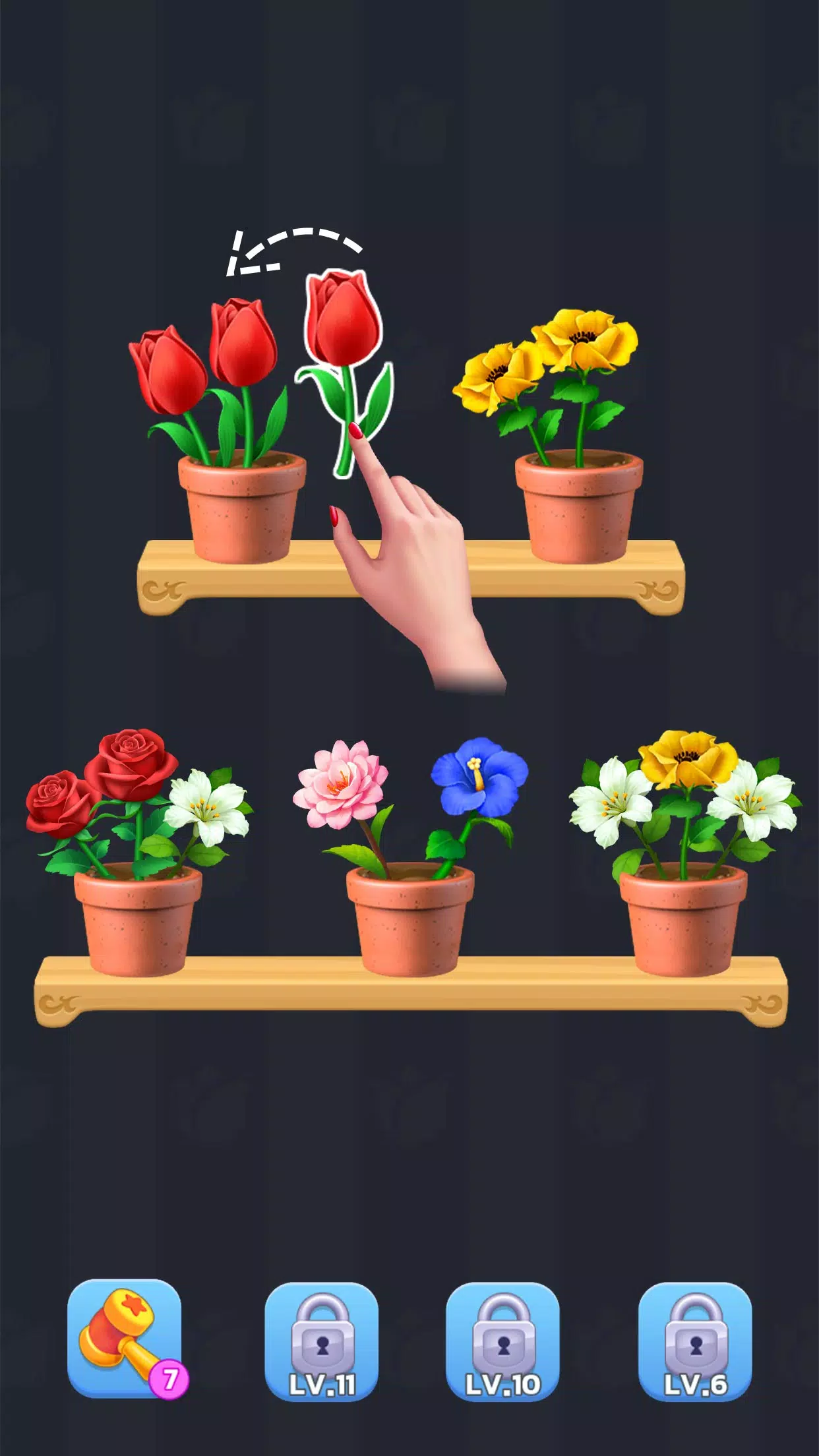 Blossom Sort® - Flower Games ဖန်သားပြင်ဓာတ်ပုံ 1