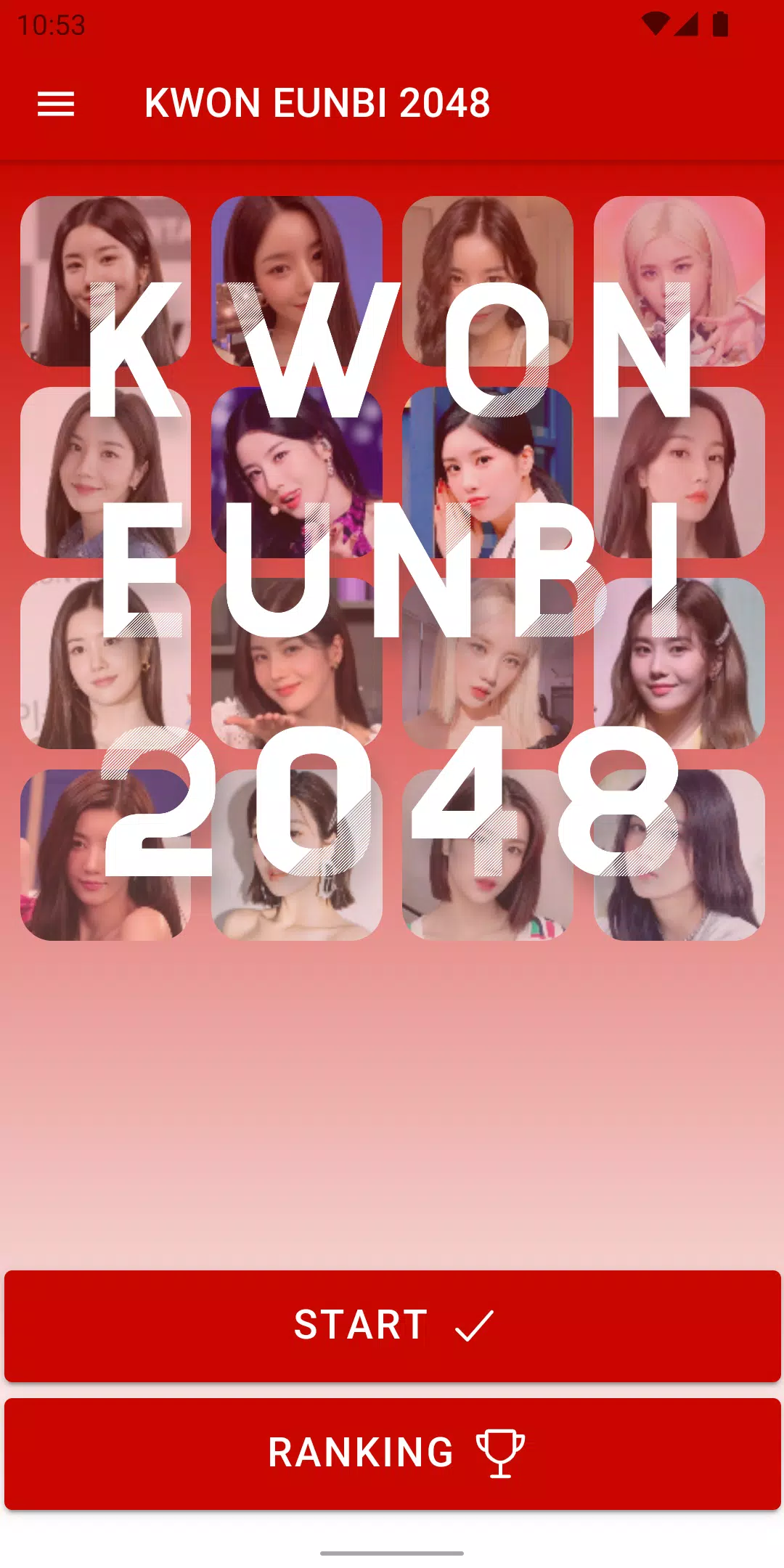 KWON EUNBI 2048 Game Ekran Görüntüsü 1