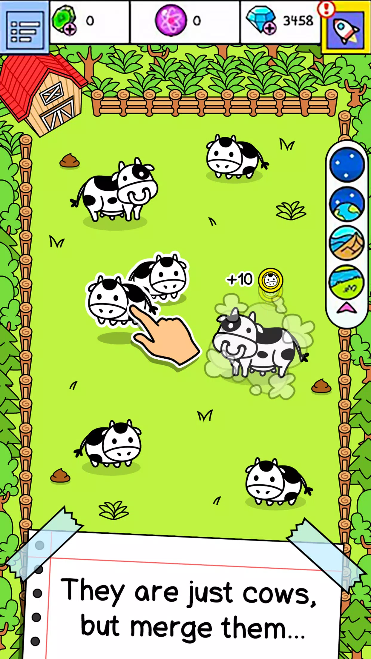 Cow Evolution Ảnh chụp màn hình 1