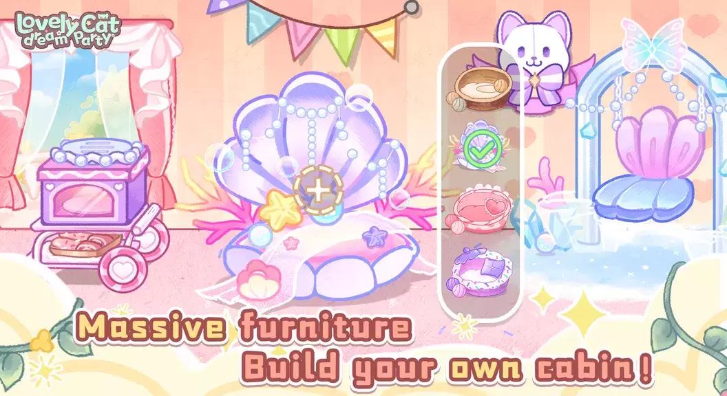 Lovely cat dream party Ảnh chụp màn hình 3