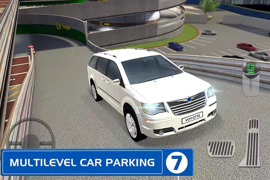 Multi Level 7 Car Parking Sim Tangkapan skrin 1