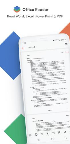 Office Reader - PDF,Word,Excel Screenshot 1