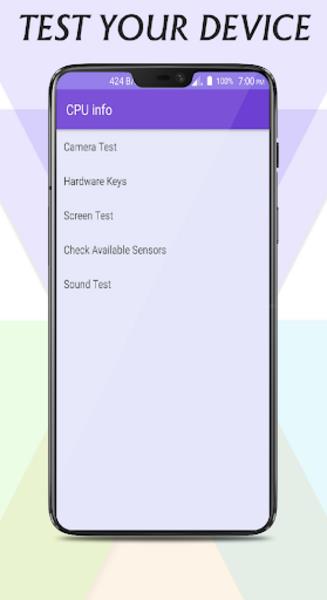 CPU-Z : Device & System info for Android™ Captura de tela 3